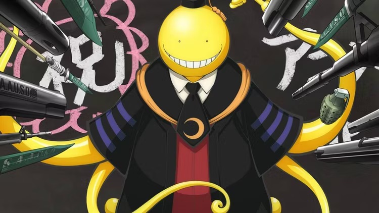 Nhân vật anime Koro-sensei từ Ansatsu Kyoushitsu