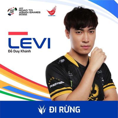 Levi sẽ đảm nhận vai trò đi rừng và khả năng cao cũng sẽ là đội trưởng của ĐTQG LMHT Việt Nam.