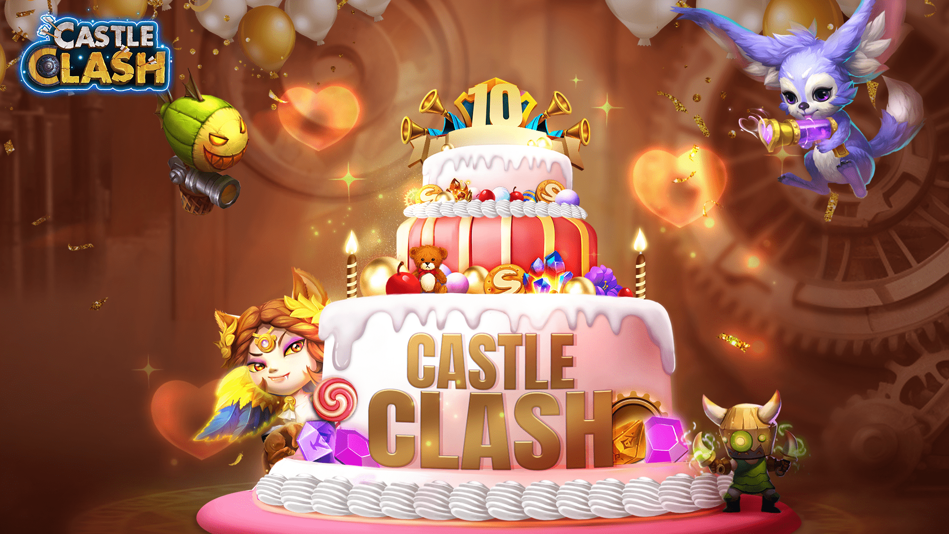 Header Castle Clash đánh dấu hành trình 10 năm với chuỗi sự kiện chào mừng sinh nhật