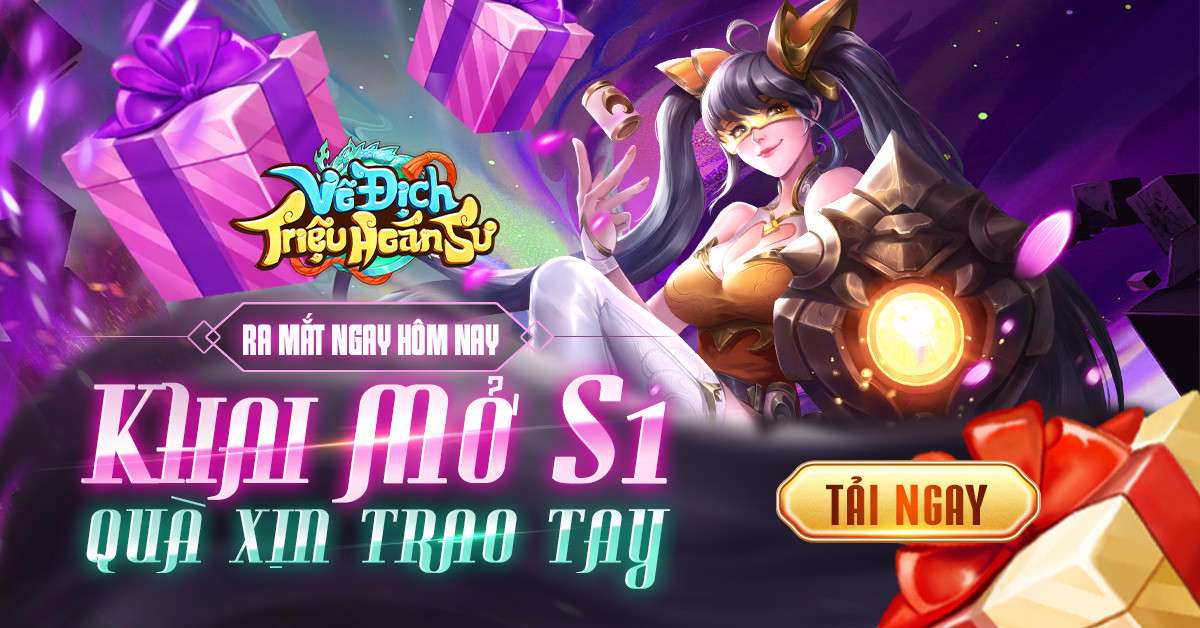 SharingFunVN tặng giftcode Vô Địch Triệu Hoán Sư mừng game ra mắt 06/09