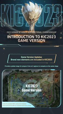 Ban tổ chức của KIC 2023 đã công bố một số thông tin về phiên bản thi đấu của giải đấu này.
