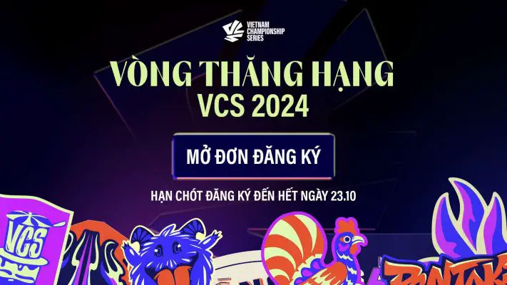 Riot Games mở đăng ký tham gia Vòng Thăng Hạng VCS 2024.