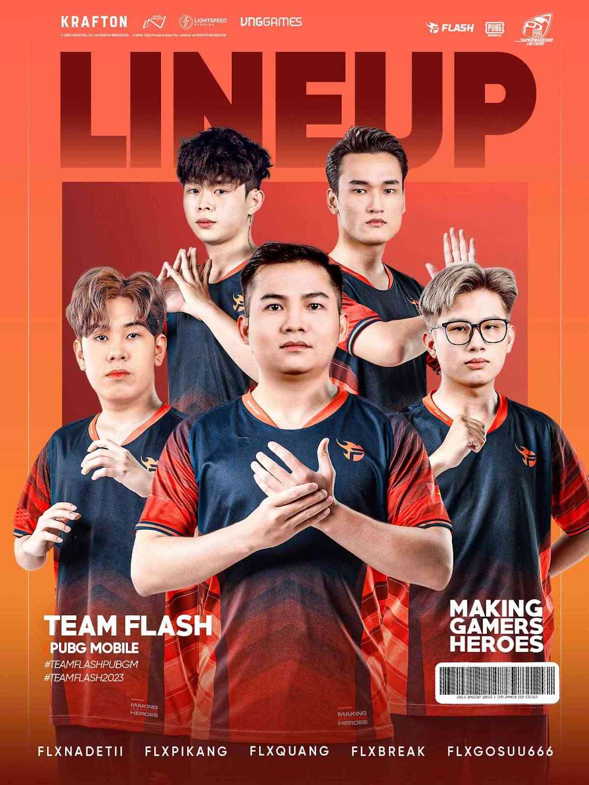 PUBG Mobile Esports Việt Nam chào đón sự góp mặt của Team Flash