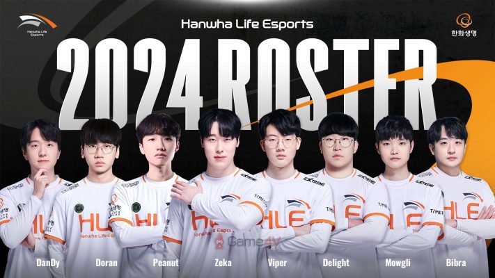 “Đội hình mùa giải 2024 của Hanwha Life Esports” - HLE thông báo trên fanpage chính thức.