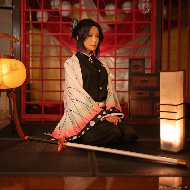 Ngắm loạt ảnh cosplay đẹp mắt của nữ thần 18+ Yui Hatano vào vai Trùng Trụ trong Kimetsu no Yaiba - Ảnh 6.
