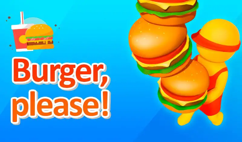 Burger Please! - game casual có sức hút lớn. Ảnh: Yandex.