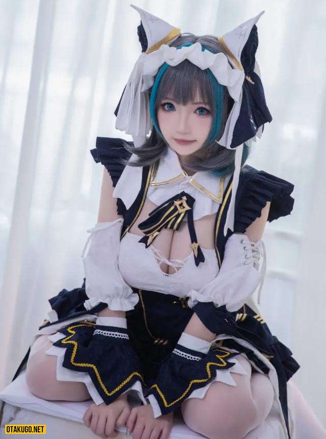 cosplay cheshire azur lane waifu quoc dan 2