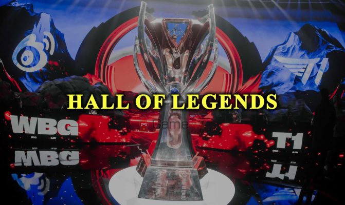 Hall Of Legends sẽ vinh danh các tuyển thủ ở cả trong game và ngoài đời.