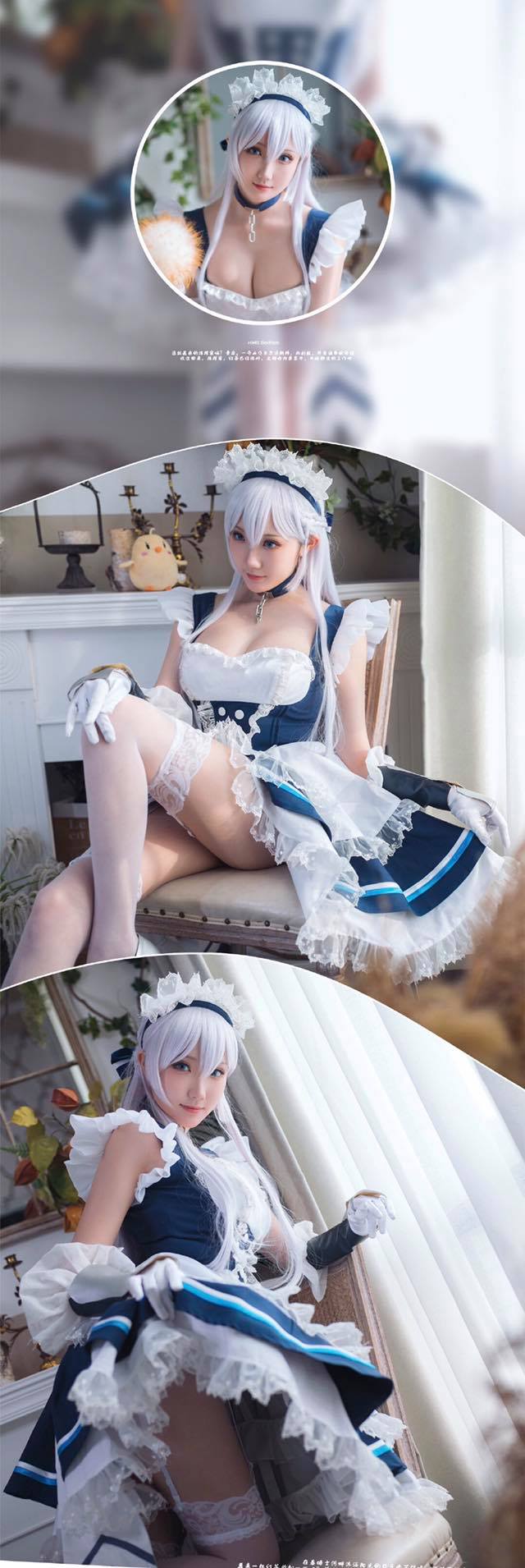 Gái xinh thì ai cũng thích, nhưng xinh như Belfast phiên bản cosplay nóng bỏng thế này thì ai mà chịu được - Ảnh 2.