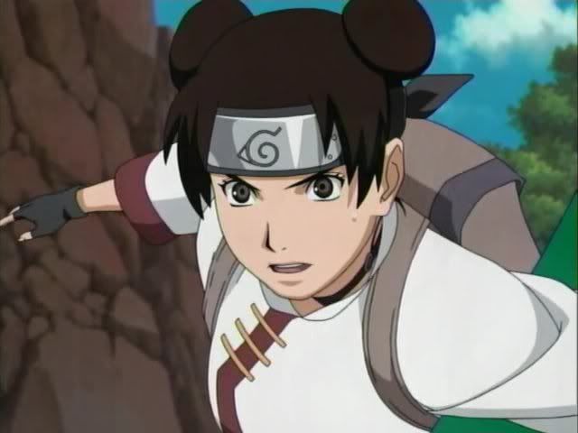 Hình tượng Tenten thường thấy trong các tác phẩm Naruto