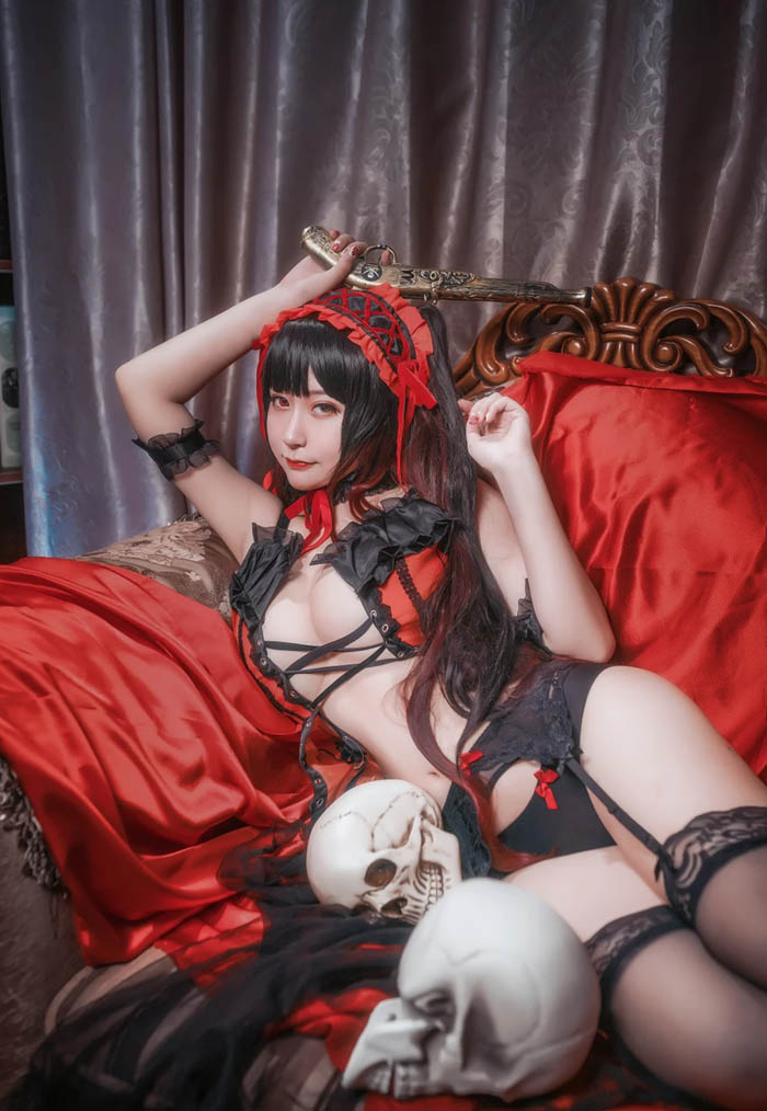 Tokisaki Kurumi mao sakura cosplay 8