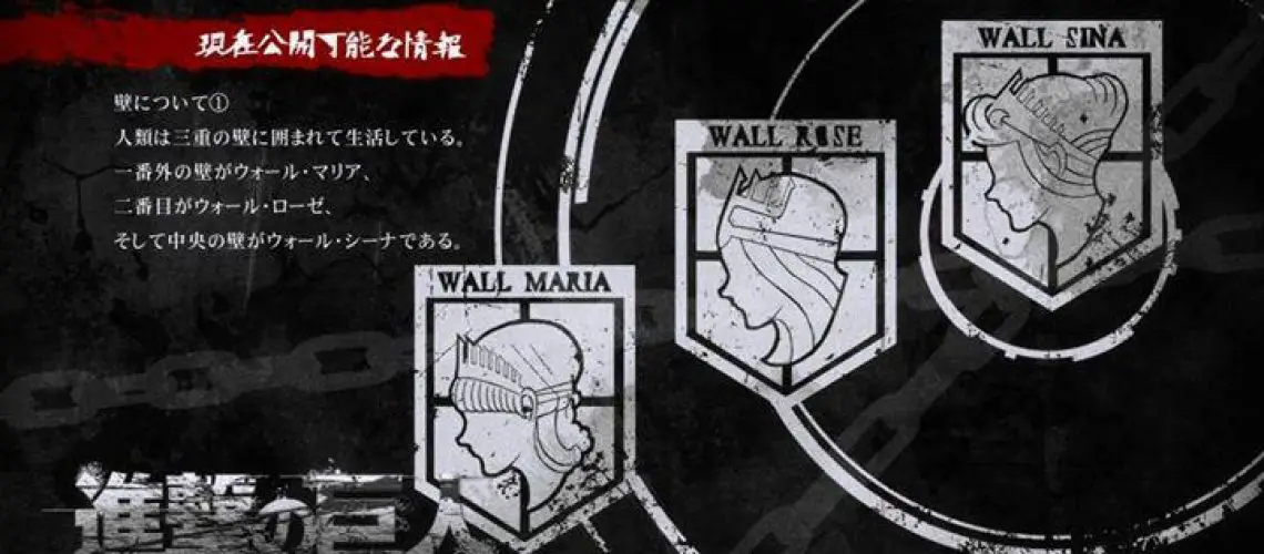 Những bức tường trong Attack on Titan